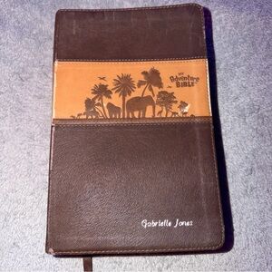NIV Adventure Bible, Leathersoft, Brown, Full Color (Personalized)
